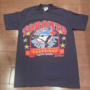 Toronto Blue Jays Vintage 1989 Navy T-Shirt